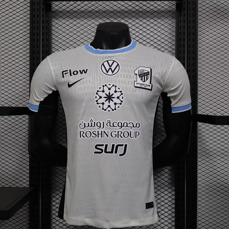AAA Quality Al-ITTIHAD 25/26 Away White Soccer Jersey(Player)